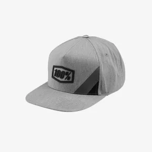 100% Cap Snapback Cornerstone Trucker Grey Heather