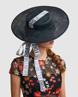 ANNIE Hat (Ford Millinery ribbon)