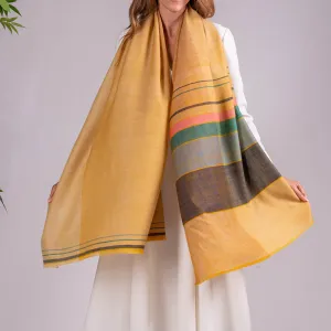 Apricot Crush Pashmina Cashmere Shawl