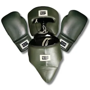 Army Green Boxing Set Laced