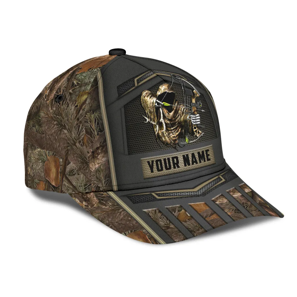 Bow Hunting Classic Cap Custom Name Baseball Cap Hat For Hunter Hunting Cap Hat