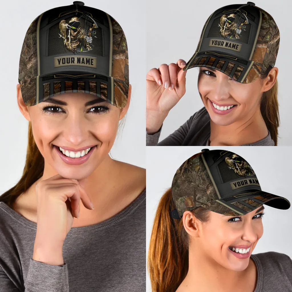 Bow Hunting Classic Cap Custom Name Baseball Cap Hat For Hunter Hunting Cap Hat