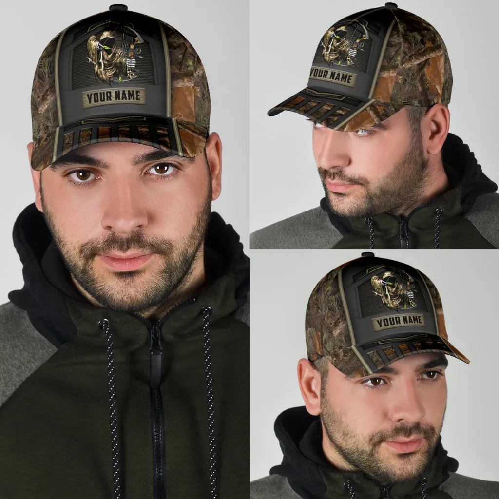 Bow Hunting Classic Cap Custom Name Baseball Cap Hat For Hunter Hunting Cap Hat