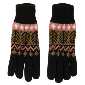 Combo Pine Fleece Lining Ladies Gloves