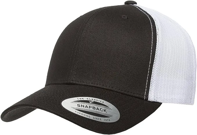 Custom Leather Patch Trucker Hats - Classic Colors