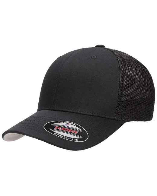 Custom Leather Patch Trucker Hats - Classic Colors