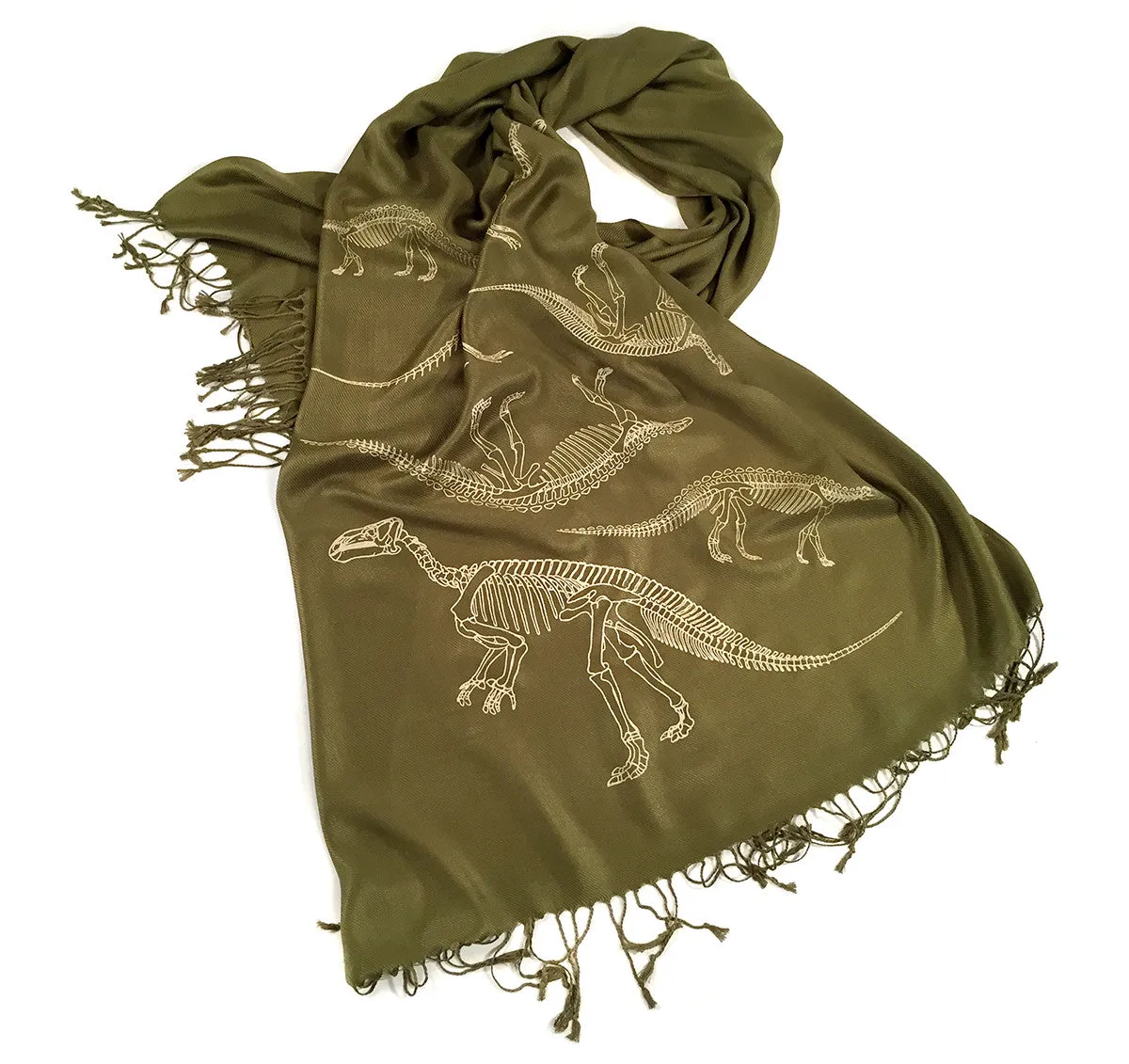 Dinosaur Bones Pashmina Scarf