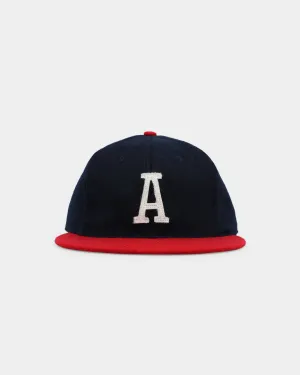 Ebbets Field Flannels Austin Braves 1965 Strapback Navy