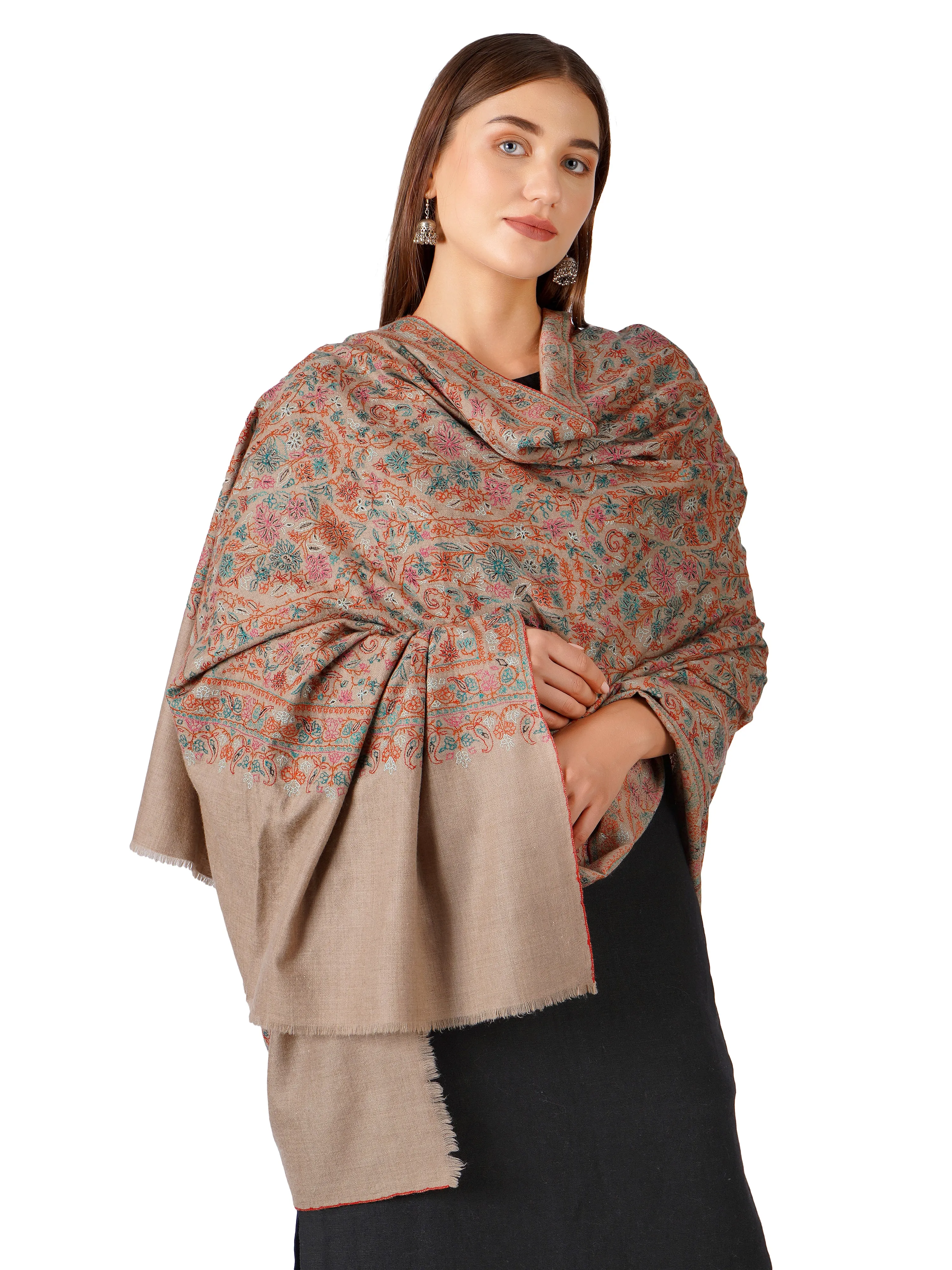 Elegant Pashmina Shawl Perfect for All Occasions – Timeless Tradition - Natural Toosh