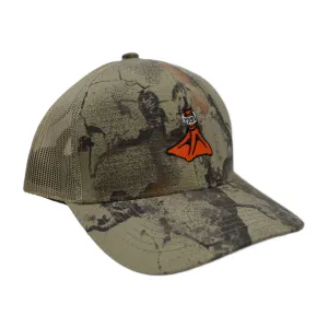 Fort Thompson Logo Natural Gear Trucker Hat