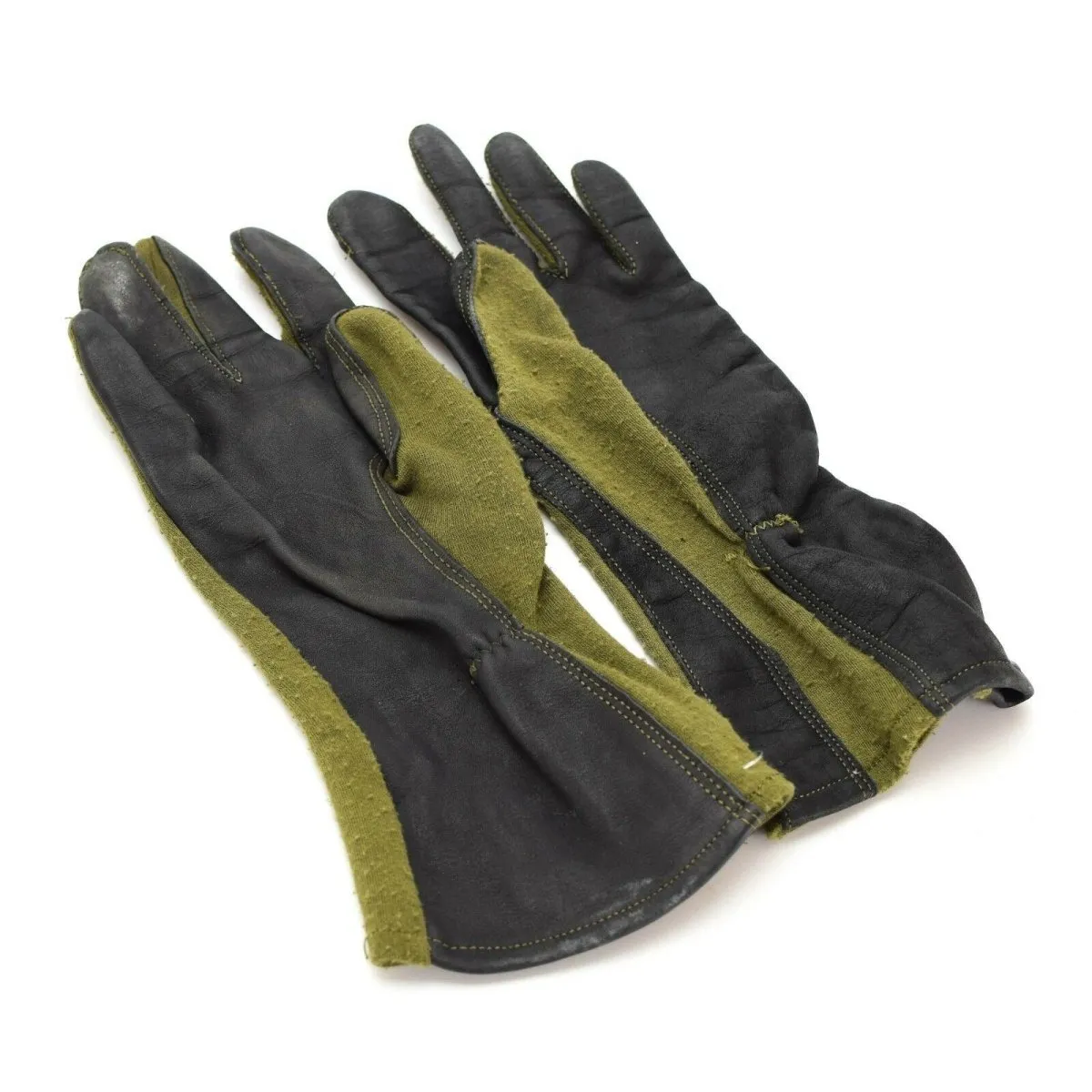 Genuine US army combat gloves leather aramid fibre Air force military Nomex OD