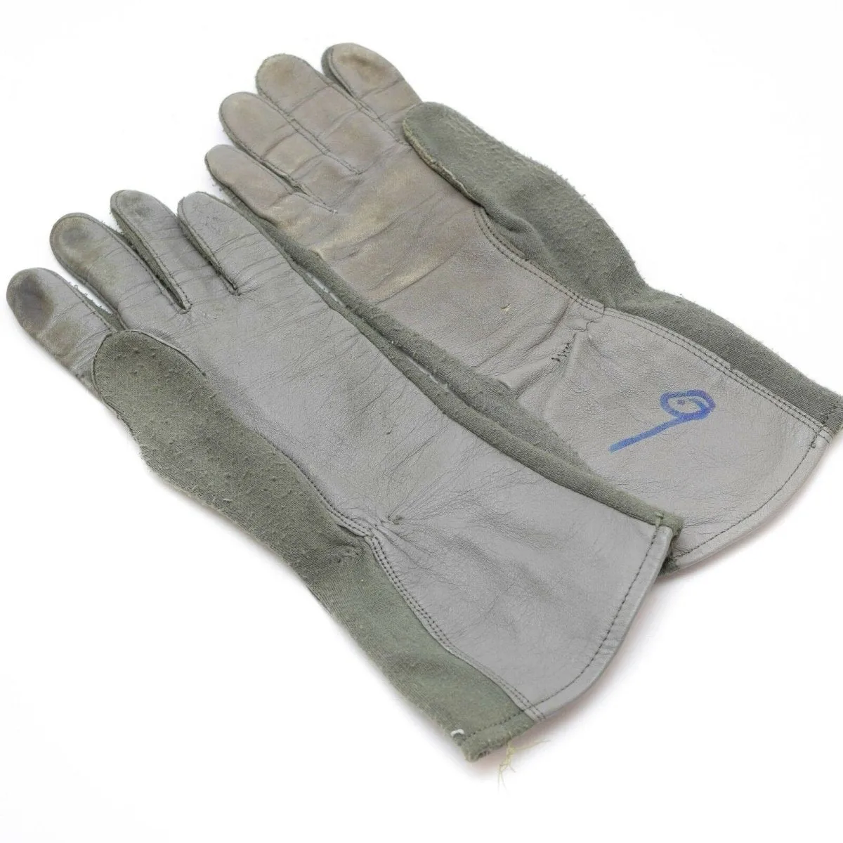 Genuine US army combat gloves leather aramid fibre Air force military Nomex OD