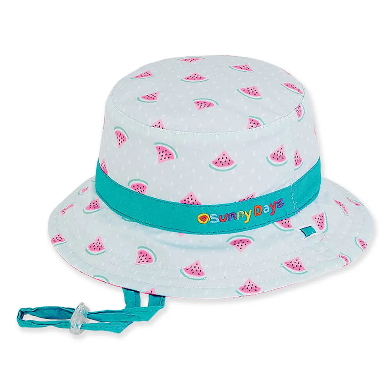 Hat - Reversible Blue/Watermelon- Children -Hki101