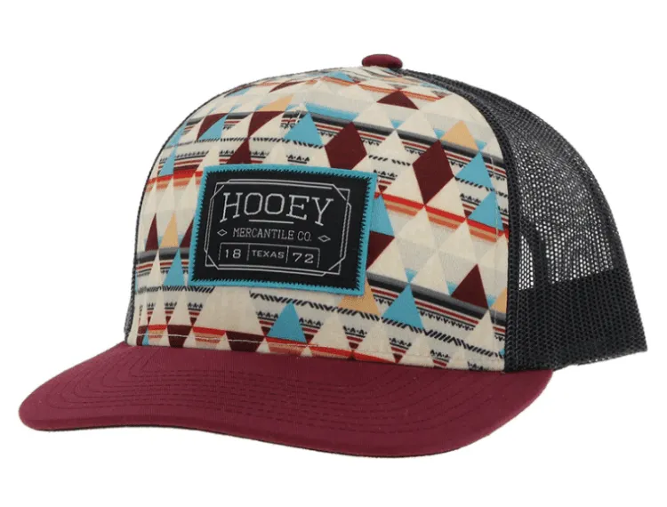 Hooey Horizon Cream Aztec Trucker Snapback Hat 2402T-CRCH