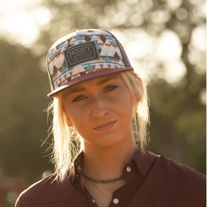 Hooey Horizon Cream Aztec Trucker Snapback Hat 2402T-CRCH