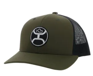 Hooey Primo Olive & Black Trucker Snapback Hat 2246T-OLBK