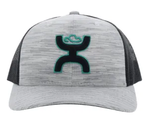 Hooey "Cheyenne" GreyTrucker Snapback Hat2217T-GYBK