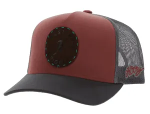 Hooey Spur Salmon Trucker Snapback Hat 2314T-SAGY