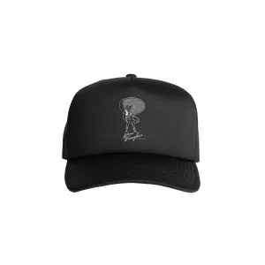 Hoy Wave Wranglers Trucker Hat - Black / White