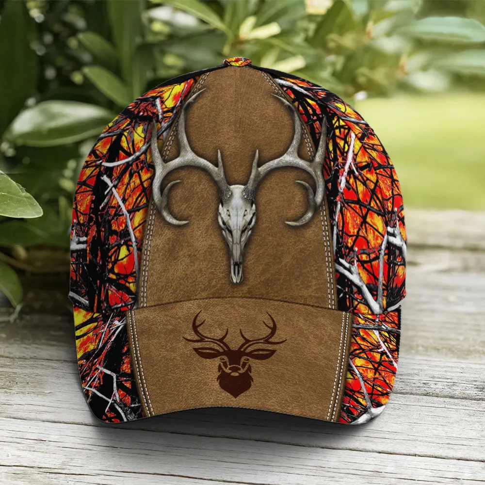 Hunting Camouflage Multicolor Deer Logo Baseball Cap