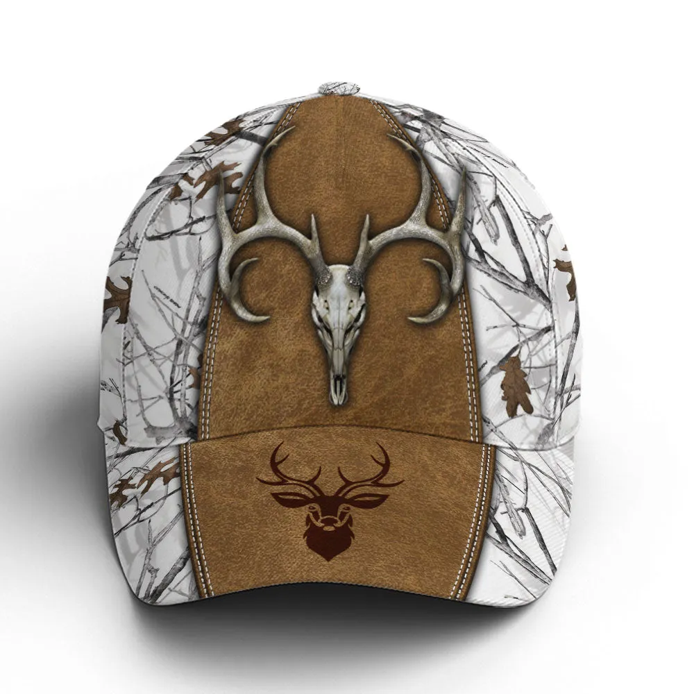 Hunting Camouflage Multicolor Deer Logo Baseball Cap