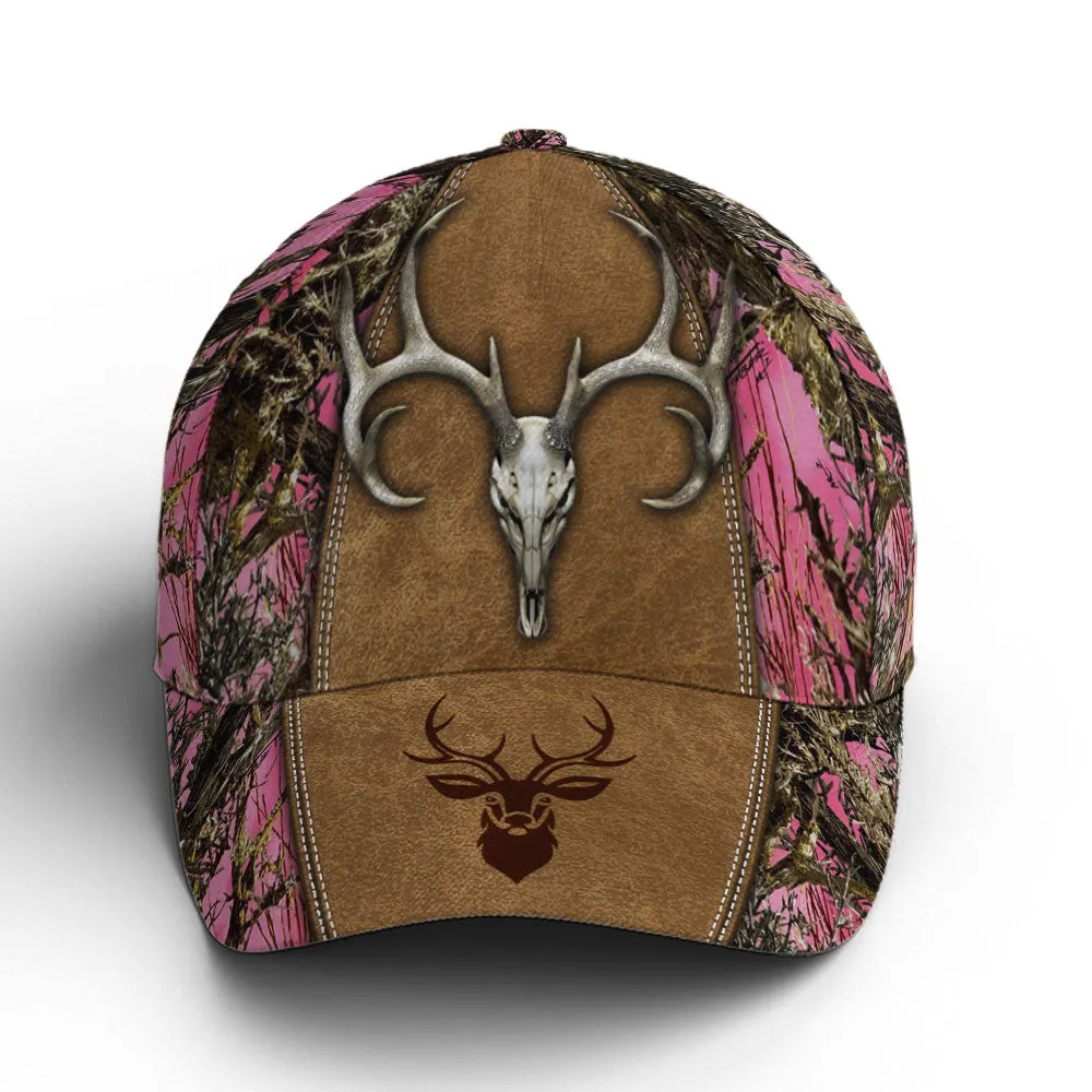 Hunting Camouflage Multicolor Deer Logo Baseball Cap