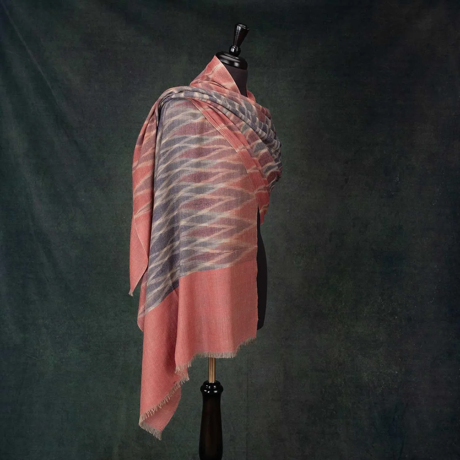 Ikat Cashmere Pashmina Sunset