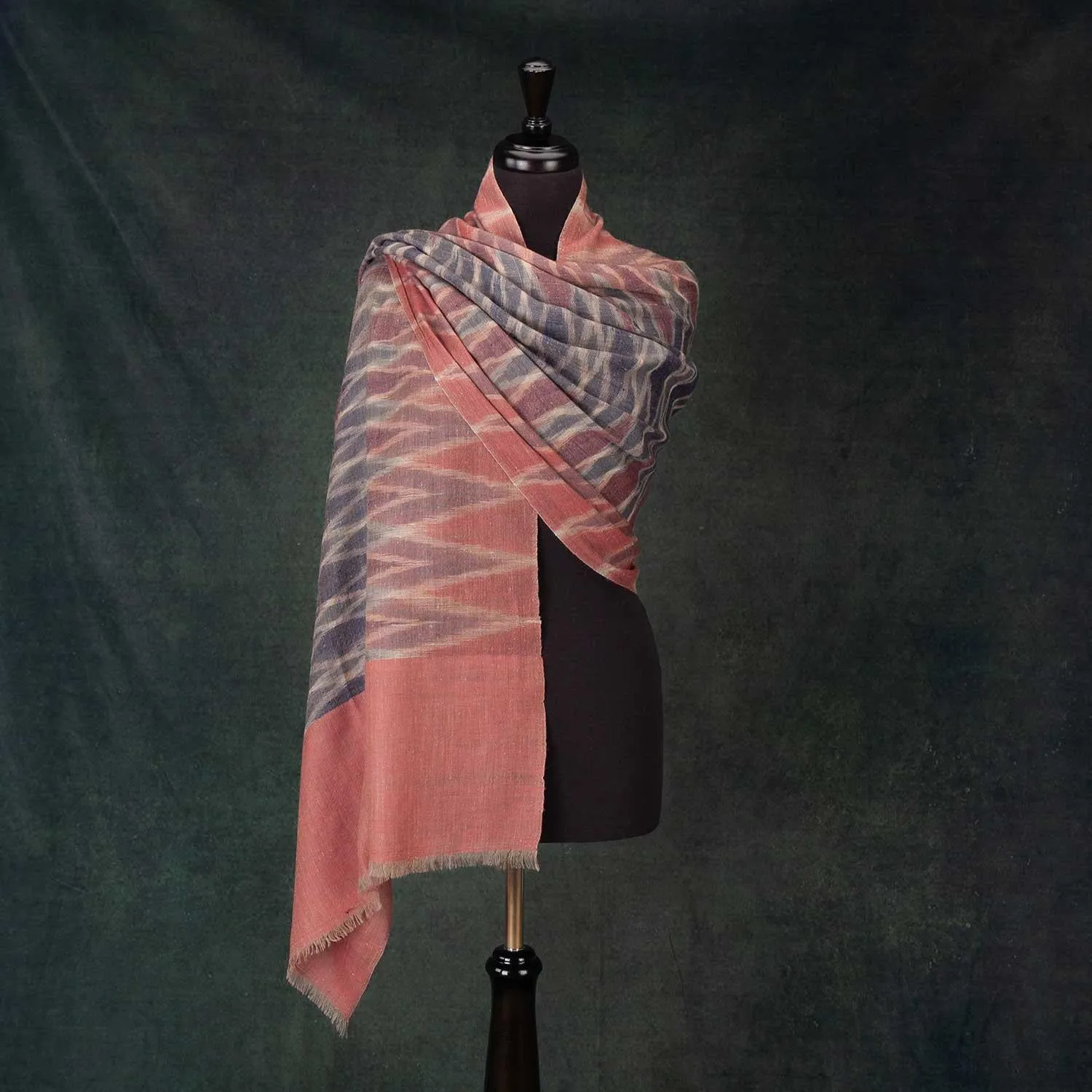 Ikat Cashmere Pashmina Sunset