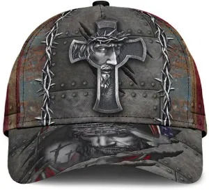 Jesus Cross Crucifixion Of Jesus All Over Print Baseball Cap - Christian Hats For Men Women