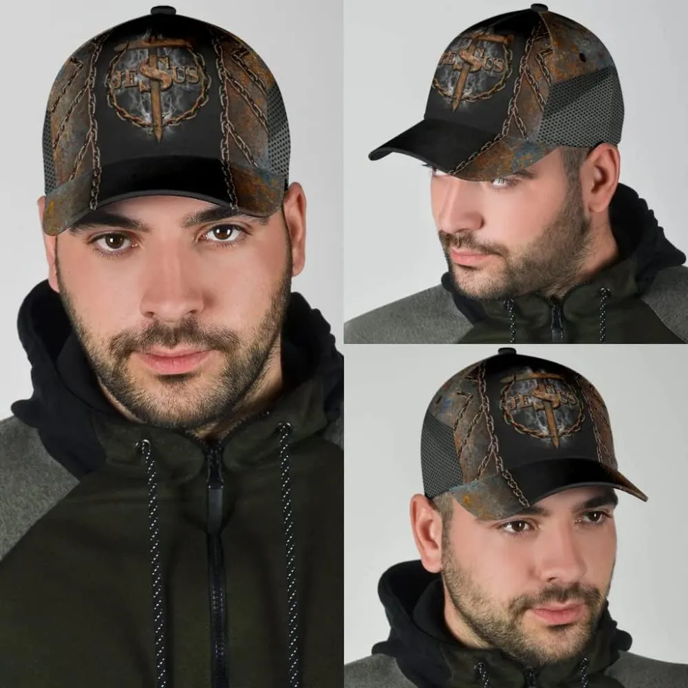 Jesus Nail Cross Crown Of Thorn Baseball Cap - Christian Hats for Men and Women