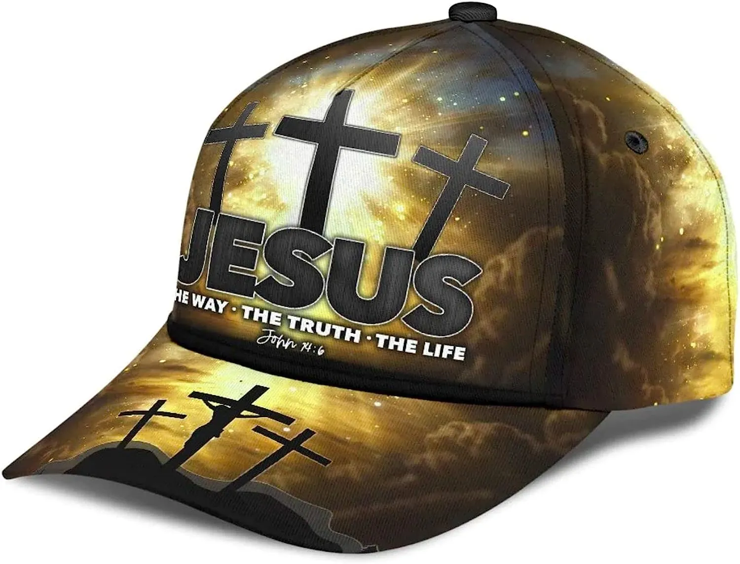 Jesus Way Truth Life Classic Hat All Over Print - Christian Hats for Men and Women