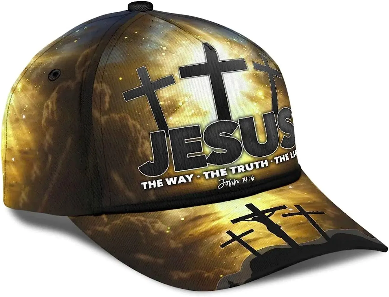 Jesus Way Truth Life Classic Hat All Over Print - Christian Hats for Men and Women