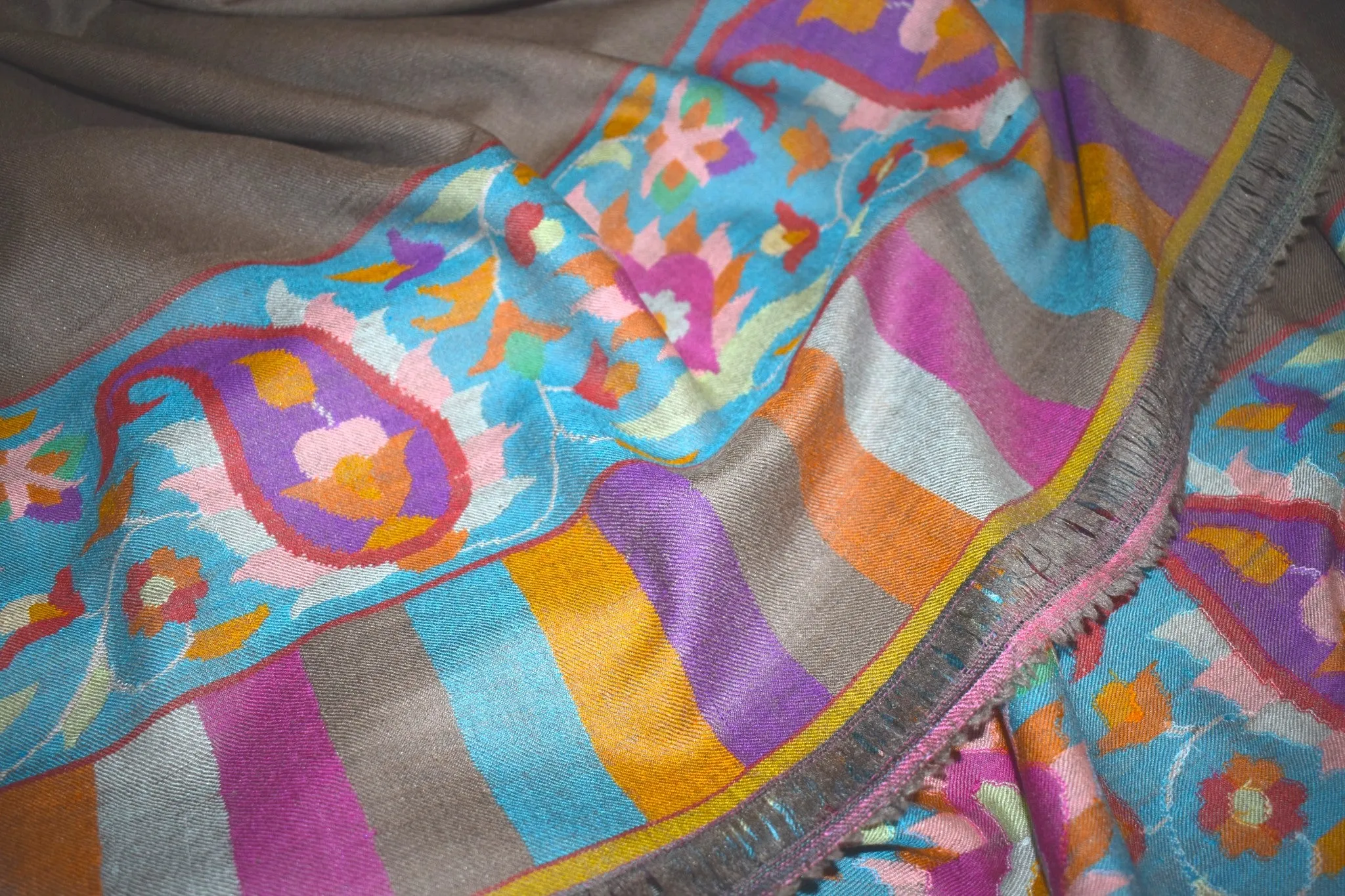 kani pashmina shawl paldar natural 40x80 inch