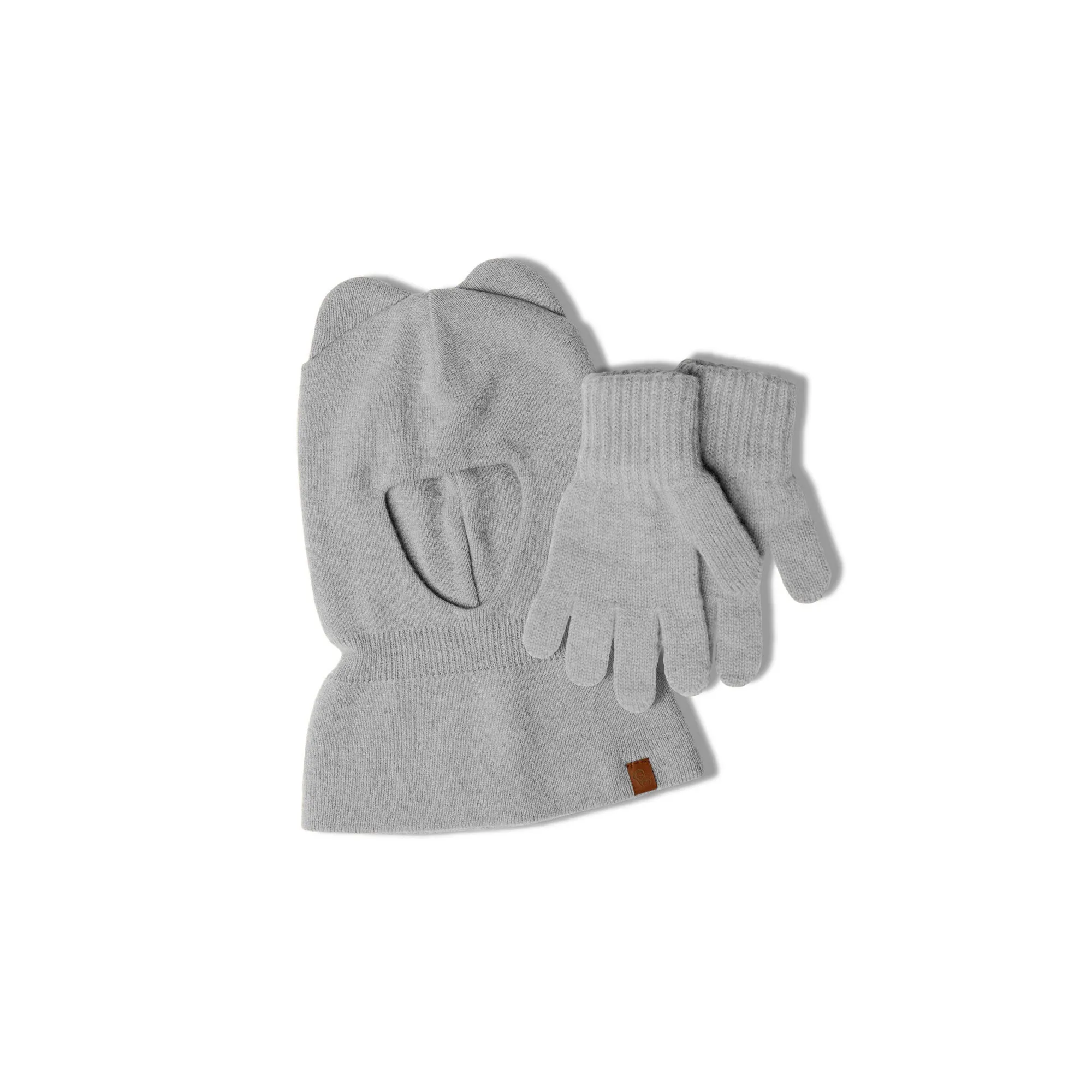 Kids' Knit Balaclava & Gloves Merino & Cashmere 2-Piece