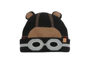 Kids Knitted Toque - Black Bear