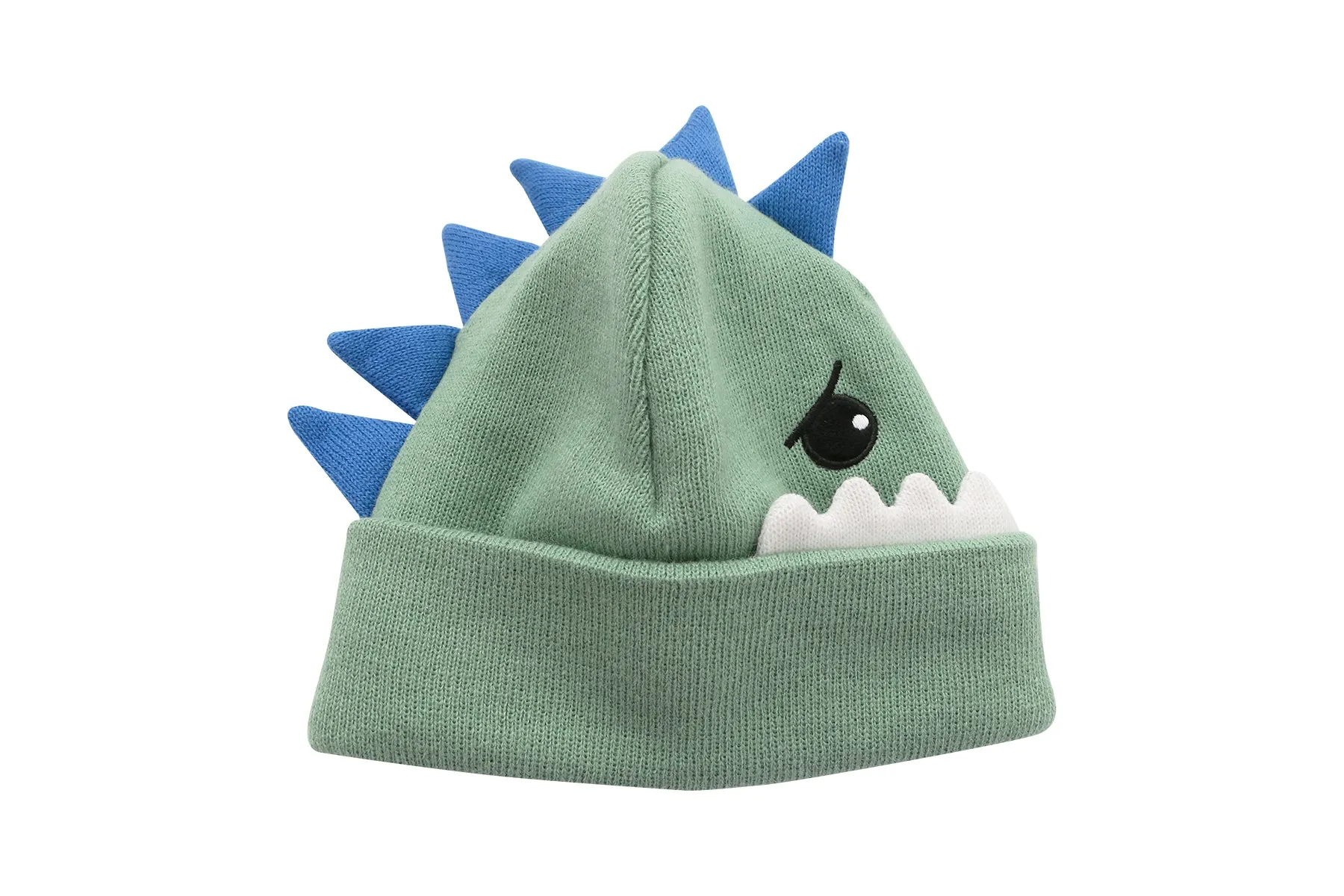 Kids Knitted Toque - Dinosaur