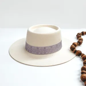 Lack of Color | Lavender Lolita Wool Felt Hat in Ivory