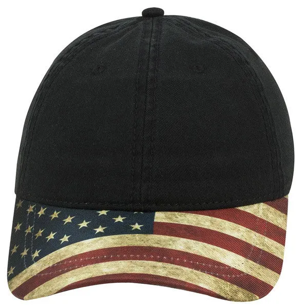 Otto Cap - Vintage American Flag Baseball Hat