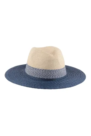 Panama Brim Three Tone Color Hat