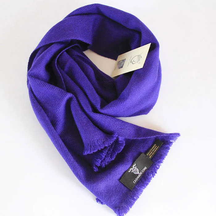 Purple Haze Pure Cashmere Scarf