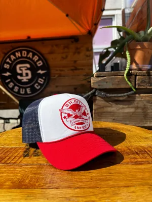 Red, White, & Blue Eagle Trucker