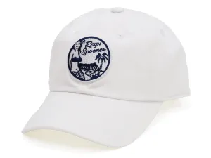 Reyn Spooner Cap Men's Classic Cotton Twill Hat with Embroidered Patch A000150221 502-A0001 White