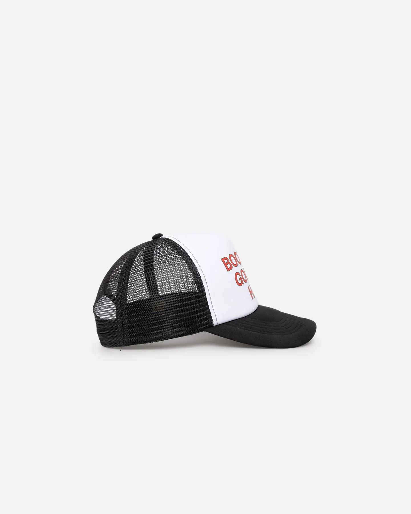 Secret Club Bootleg Goochi Trucker Snapback White/Black