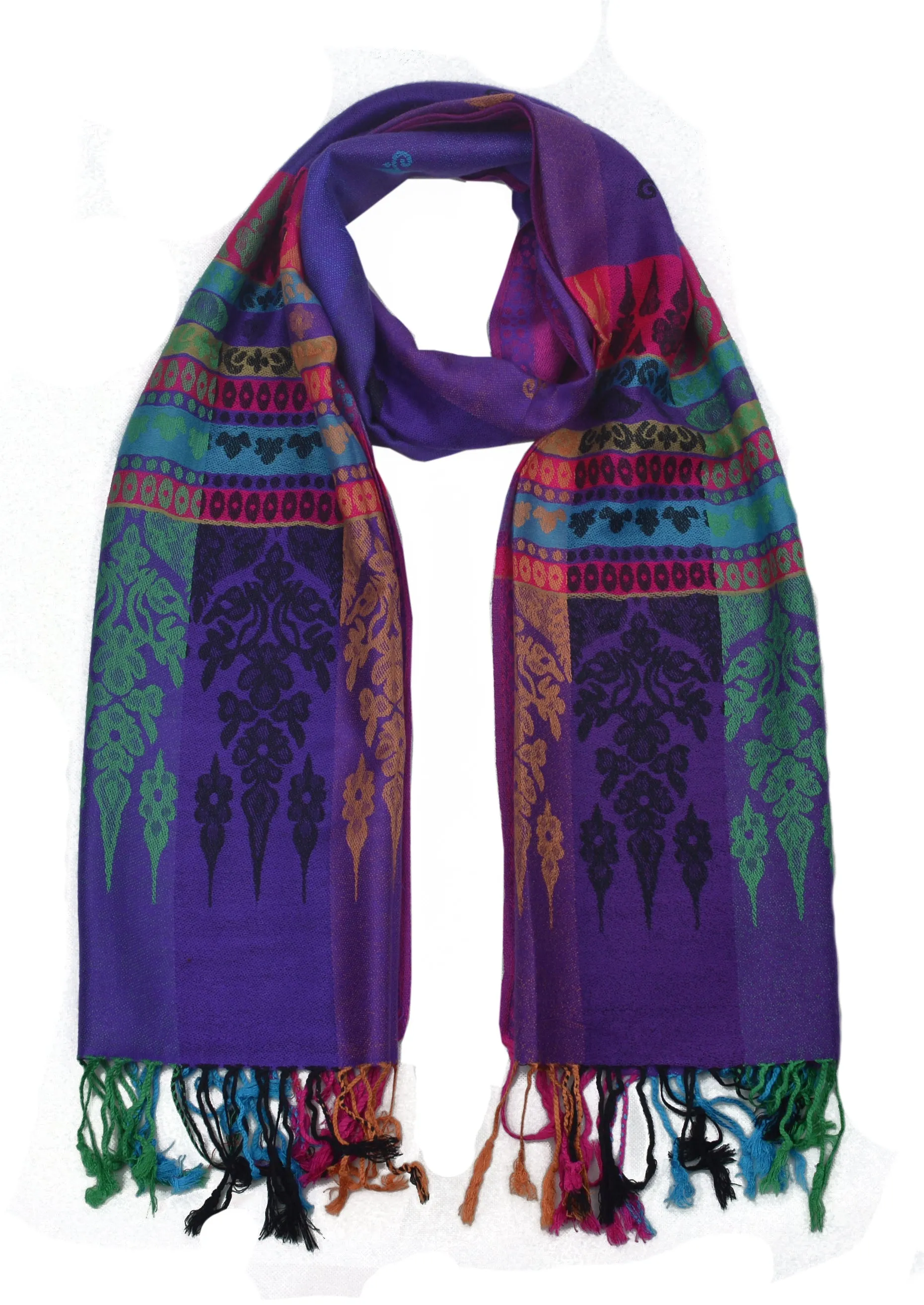 Soft, Warm and Colourful Shawl Scarf Wrap