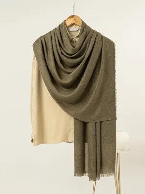 Solid Pashmina - Stone