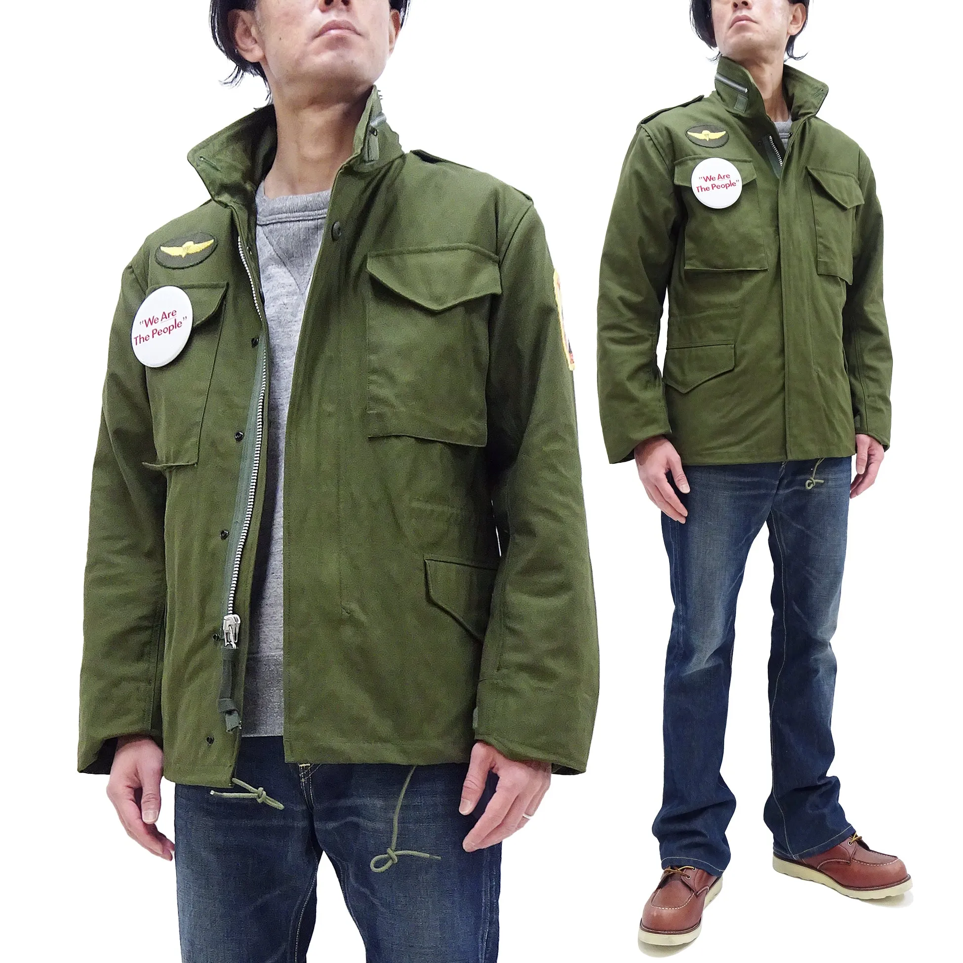 TOYS McCOY Jacket Men's Replica Taxi Driver Travis Bickle M-65 Field Jacket TMJ2320 M65 Olive