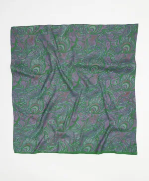 Vintage Silk Square Scarf - No. 240723