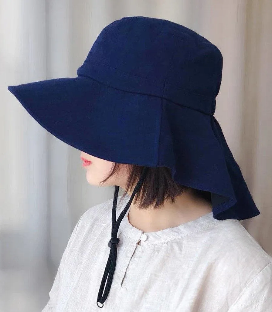 Wide Brim Bucket Hat