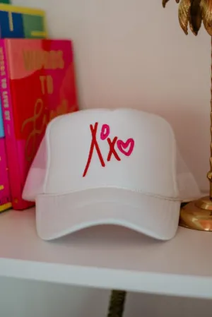 XOXO Heart Foam Trucker Hat